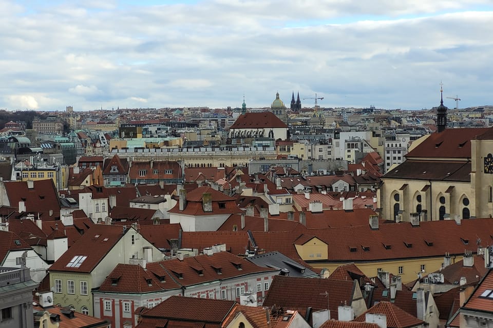 Výhled z astronomické věže | Foto: Hana Slavická,  Radio Prague International