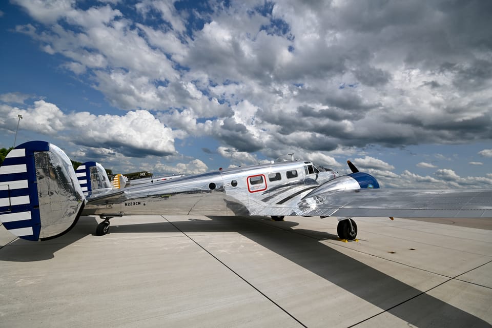 Letadlo Beechcraft 18 | Foto: Petr Bušta,  Český rozhlas