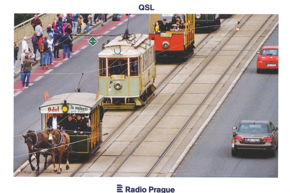 Slavnostní průvod historických tramvají, foto: ČTK, Vít Šimánek Slavnostní průvod historických tramvají, foto: ČTK, Vít Šimánek